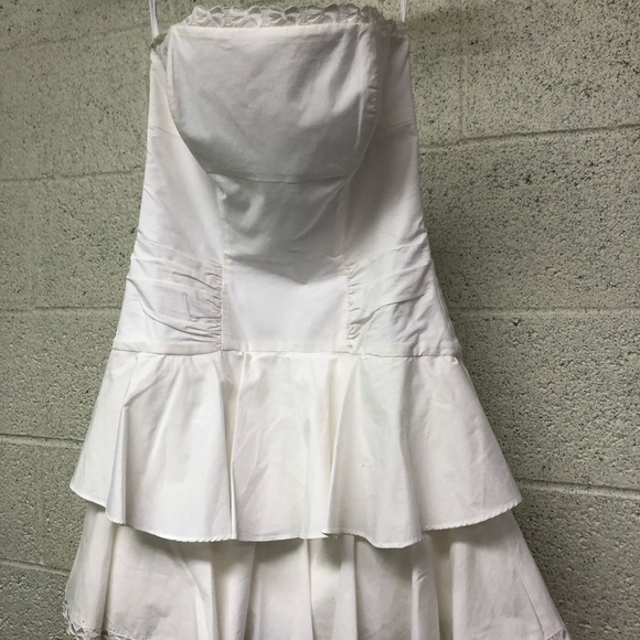 Betsey Johnson Bustier Y2K Cotton Strapless Dress - Picture 5 of 13